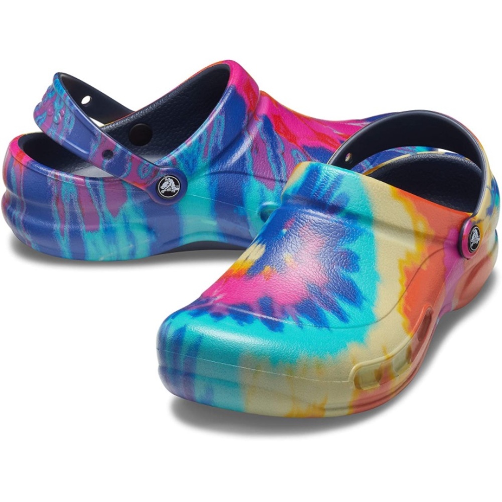 Bistro Tie Dye Navy Crocs (W8/M6)